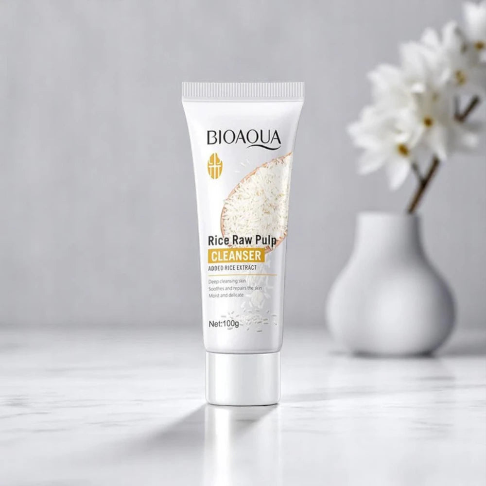 Bioaqua - Rice Raw Pulp Cleanser - Facial Cleanser 100g