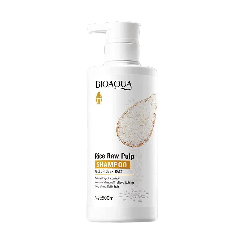 Bioaqua - Rice Raw Pulp Shampoo - Šampon 500 ml