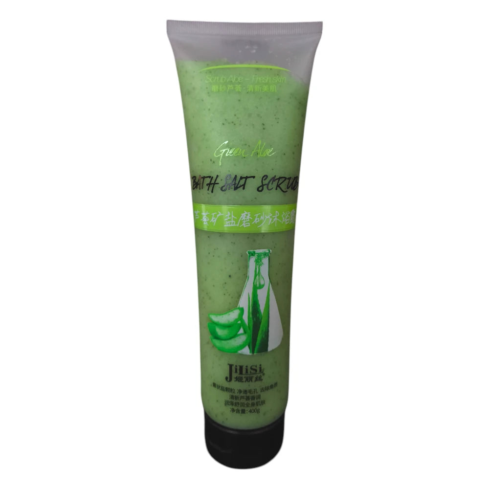 Jilisi - Bath Salt Scrub - Peelingový sprchový gel Aloe 400g