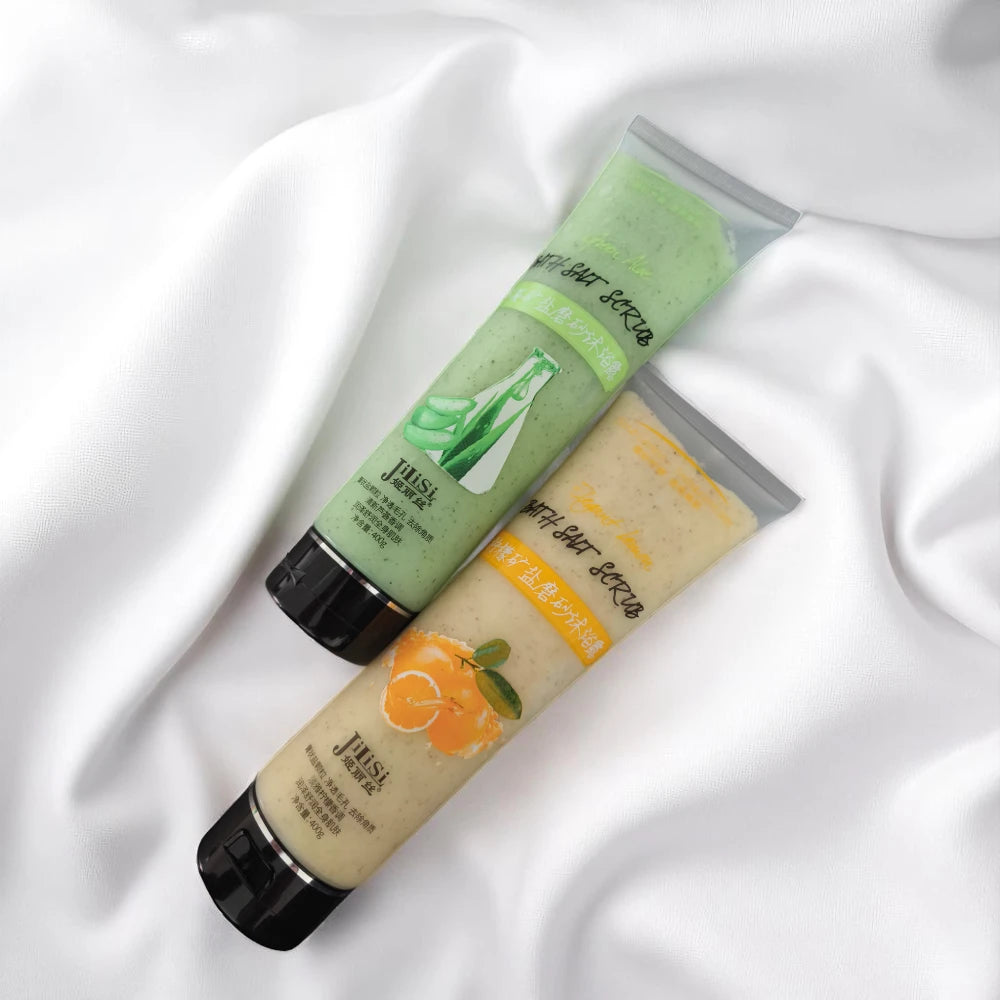 Jilisi - Bath Salt Scrub - Peelingový sprchový gel Aloe 400g