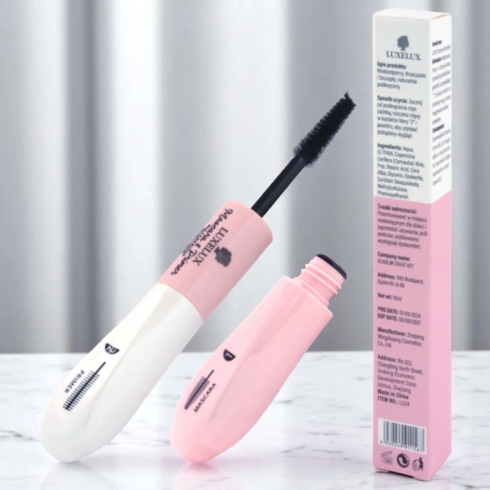 Luxelux - Mascara & Primer 2in1 - Primer & Waterproof Mascara