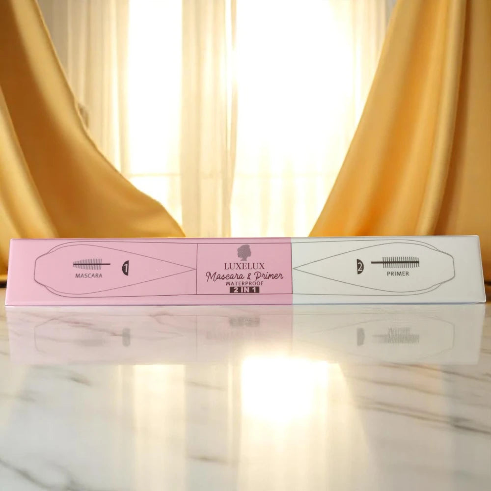 Luxelux - Mascara & Primer 2in1 - Primer & Waterproof Mascara