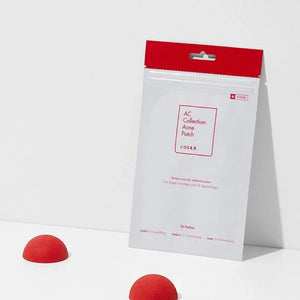 Skin TOGO Cosrx AC Collection Acne Patch pack with 26 hydrocolloid stickers in three sizes for intensive spot care.