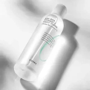 Skin TOGO COSRX AHA BHA Vitamin C Daily Toner 150ml bottle for gentle exfoliation and skin brightening