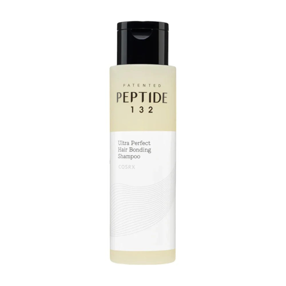 Skin TOGO COSRX Peptide-132 Ultra Perfect Hair Bonding Shampoo in a 200ml bottle for damaged hair repair.