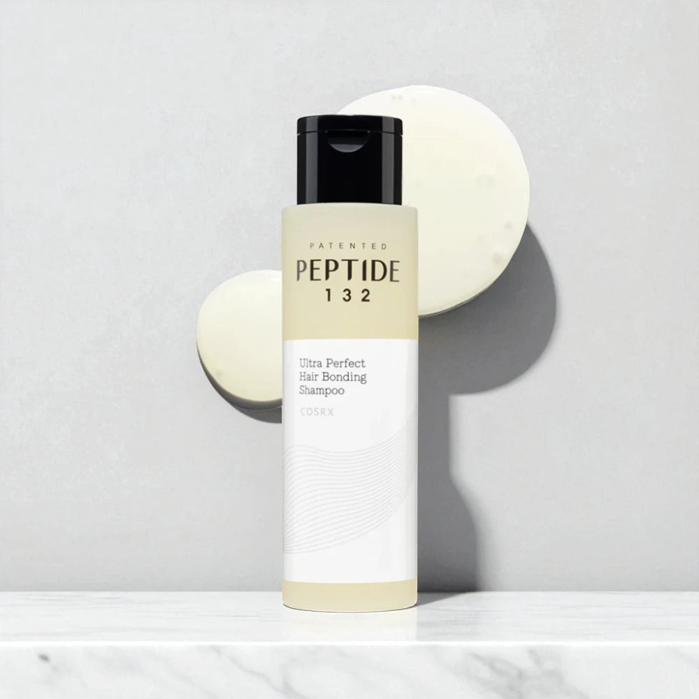 Skin TOGO COSRX Peptide-132 Ultra Perfect Hair Bonding Shampoo bottle for damaged hair repair