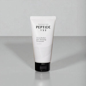 Skin TOGO COSRX Peptide-132 Ultra Perfect Hair Bonding Treatment in a white 120ml squeeze tube for damaged hair.