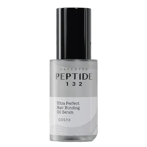 Skin TOGO COSRX Peptide-132 Ultra Perfect Hair Bonding Oil Serum in a 28ml bottle for damaged hair repair.