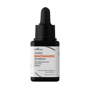 Skin TOGO Isntree Hyper Niacinamide 20 Serum bottle with dropper cap for brightening and pore control