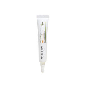 Skin TOGO Mary & May CICA Soothing Sun Cream in a white 12g travel-size tube with SPF 50+ protection.