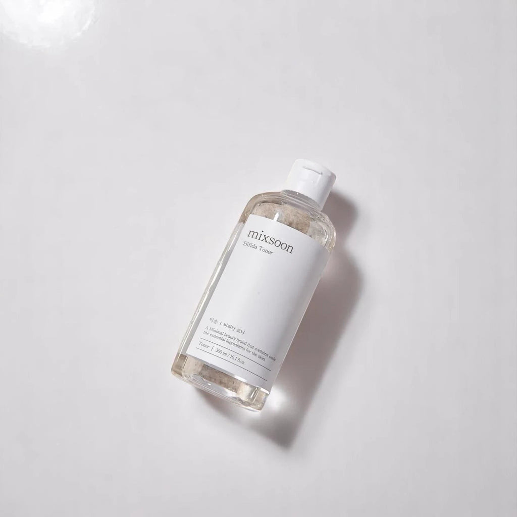 Skin TOGO Mixsoon Bifida Toner 300ml bottle with minimalist white label on a clean white background