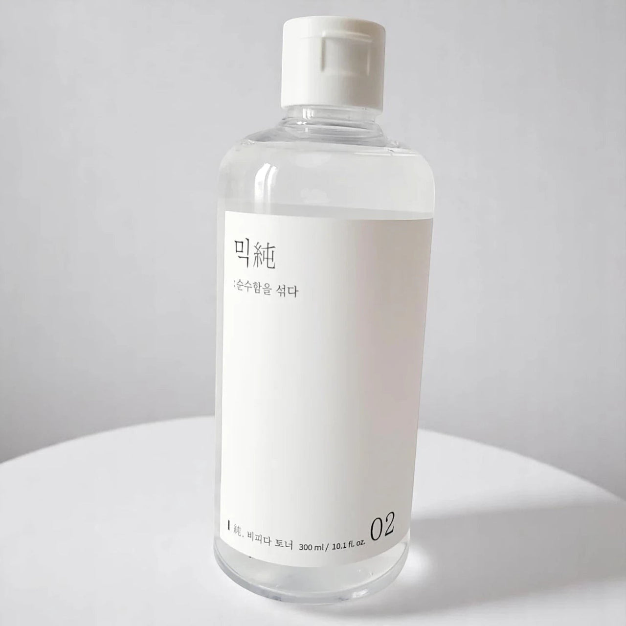 Skin TOGO Mixsoon Bifida Toner in a clear 300ml bottle with minimalist white label for sensitive skin barrier care