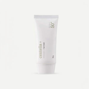 Skin TOGO Mixsoon Centella Sun Cream SPF 50+ in a minimalist white 50g tube for daily sun protection.