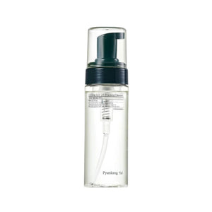 Skin TOGO Pyunkang Yul Calming Low pH Foaming Cleanser in a clear 150ml pump bottle for acne-prone skin.