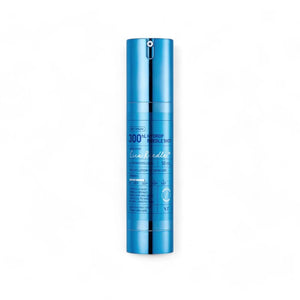 Skin TOGO VT Cosmetics Hydrop Reedle Shot 300hL hydrating serum in a metallic blue 50ml pump bottle.